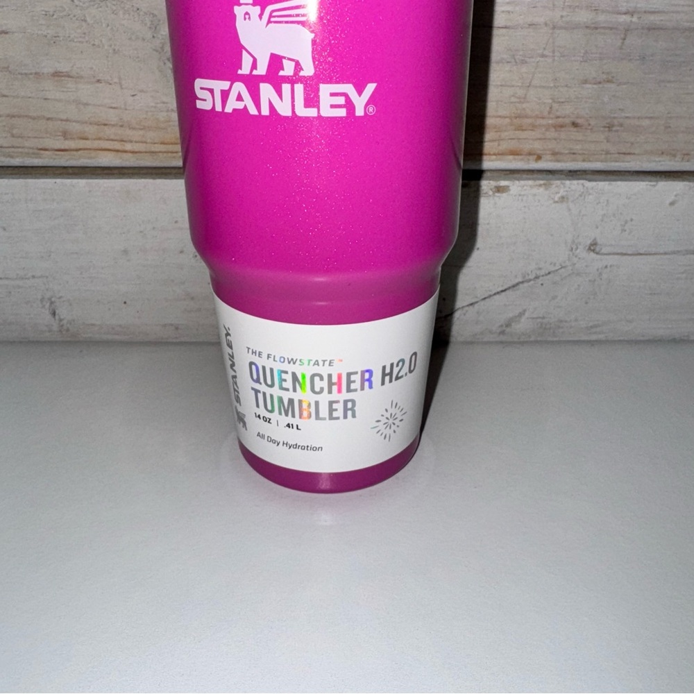 Stanley 14oz Quencher Tumbler Punch Shimmer - Winter Wonderland Limited Release - Picture 2 of 7
